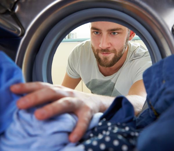 Self-Service at Bubble zone laundromat